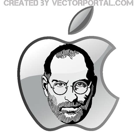 Steve Jobs Apple Logo