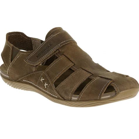 Merrell Merrell Bask Fisher Moss (Z18) J21785 Mens Sandal - Merrell ...