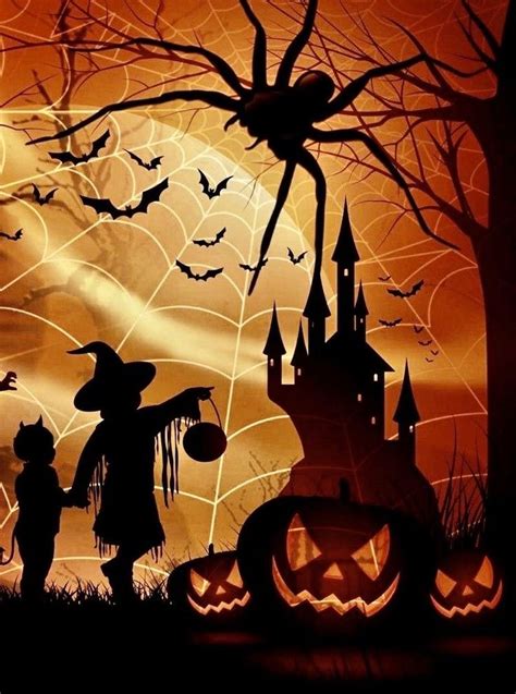 Pin by ♥️HeaTHeR J. HoNoMiCHL-WooDHuL on ~HaPPY HaLLoWeeN~ ♥️♥️♥️ | Halloween painting ...