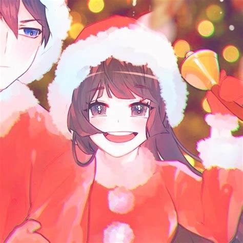 Kawaii Christmas, Christmas Icons, Happy Christmas, Anime Love Couple ...