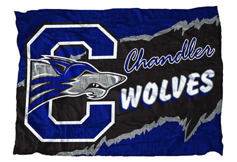 Chandler High School Wolves blanket - 60x80 inch blanket printed on super soft and durable Nubay ...