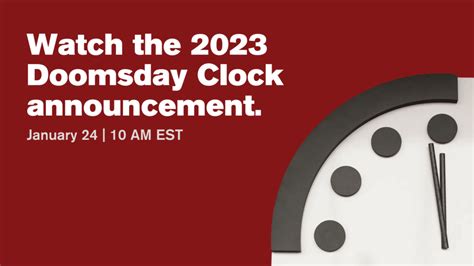 Doomsday Clock 2024 Announcement Png - Toni Agretha