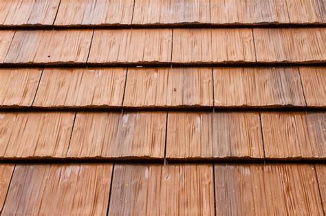 Premium Photo | Wooden style roof tiles