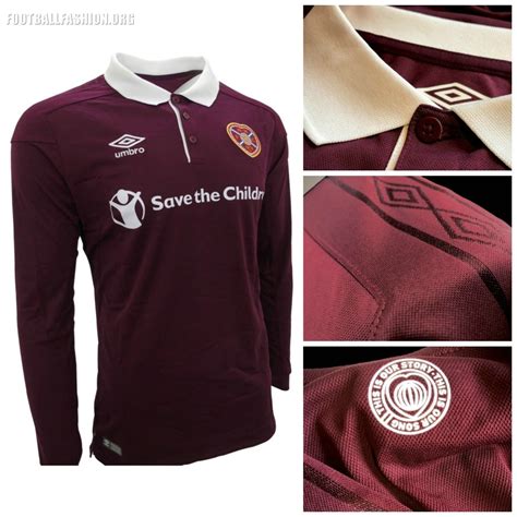 Heart of Midlothian FC 2017/18 Umbro Home Kit - FOOTBALL FASHION