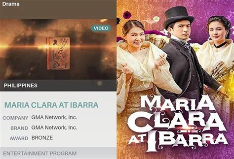 'Maria Clara at Ibarra' bags bronze medal at 2023 New York Festivals Film and TV Awards ...