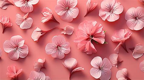 Premium AI Image | pink flowers background HD 8K wallpaper Stock ...