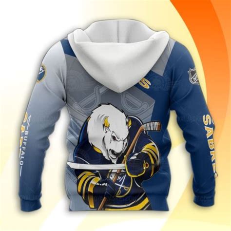 Buffalo Sabres Hockey Mascot 3D All Over Print Hoodie and Zip-up ...