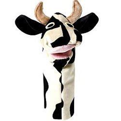 Amazon.com : Baby Einstein Cow Puppet : Hand Puppets : Baby