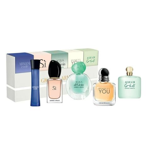 Giorgio Armani Mini Perfume Gift Set for Women, 5 Pieces - Walmart.com