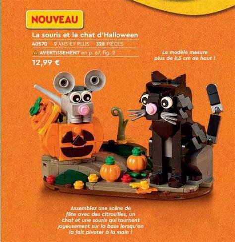 Promo La Souris Et Le Chat D'halloween chez LEGO - iCatalogue.fr