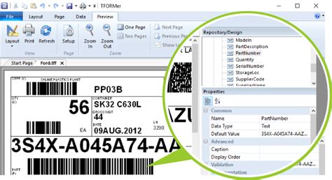 TFORMer Designer Label Program - Barcode Label Printing Software