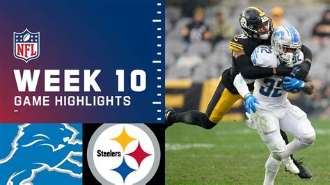 Lions vs. Steelers Week 10 Highlights | NFL 2021 - Win Big Sports