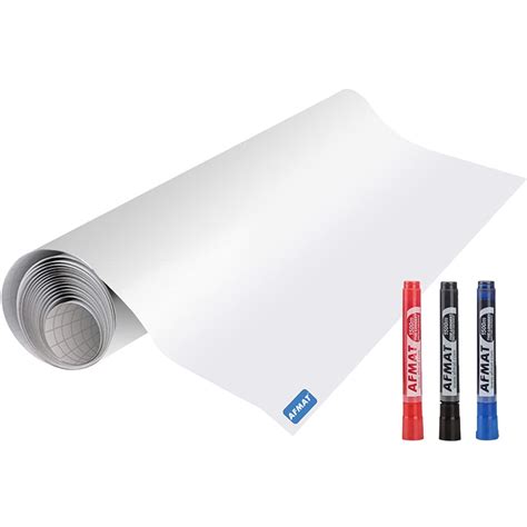 Buy White Board Sticker, Dry Eraser Paper for Wall, Upgrade PET-No ...