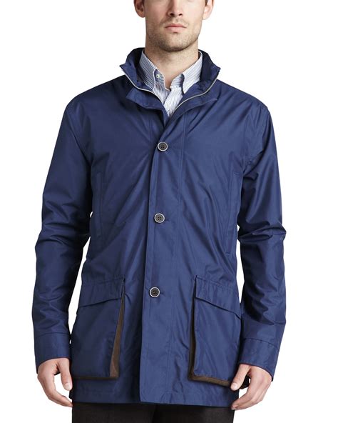 Peter millar Newport Lightweight Jacket in Blue for Men | Lyst