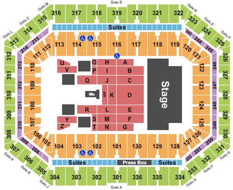 Carrier Dome Seating Chart & Seat Maps - Syracuse