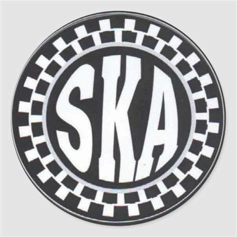 ska sticker | Zazzle.com in 2021 | Ska music, Ska, Reggae