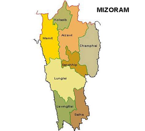 State of Mizoram-Map-Population-capital-Culture-Geography etc,