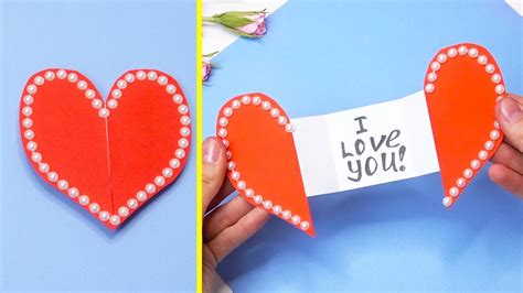 HEART CARD | Easy diy paper crafts heart card