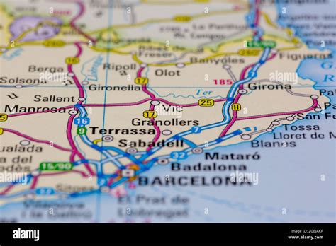 Map of vic spain hi-res stock photography and images - Alamy