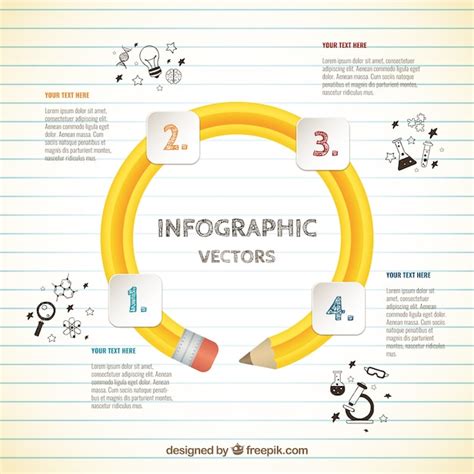 Free Vector | Education infographic template