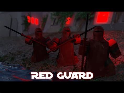 SSU AS A RED GUARD | Roblox Star Wars Coruscant - YouTube