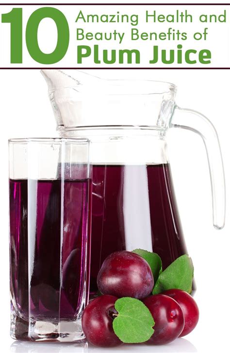 Benefits Of Plums, Plum Fruit Benefits, Healthy Juice Drinks, Healthy ...