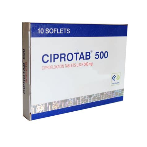 Ciprotab 500mg Tablets, 10 Tablets - Asset Pharmacy