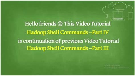 Hadoop Shell Commands Part - IV - YouTube