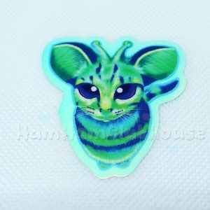 Boy Why You so Gnarp Gnap Alienposting Glow in the Dark Iridescent Sticker - Etsy