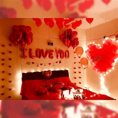 Blooming Romance Room Decor | Balloon Decoration in Hyderabad | TogetherV