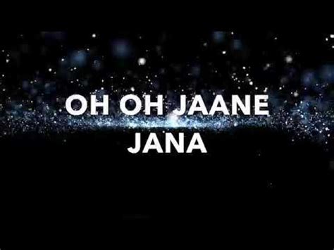 Oh oh Jane Jana lyrics - YouTube