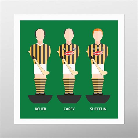 Kilkenny Hurling Greats by homebird.ie | Poster | Print | Cards