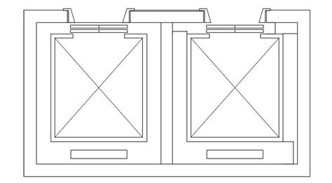 Elevator plan cad block in AutoCAD, dwg file. - Cadbull