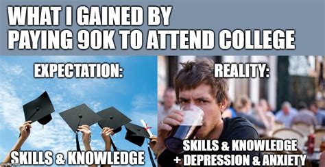 Image tagged in college graduation,memes,lazy college senior - Imgflip