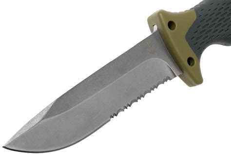 Gerber Ultimate Survival Fixed Blade 30-001830 Serrated Edge survival ...