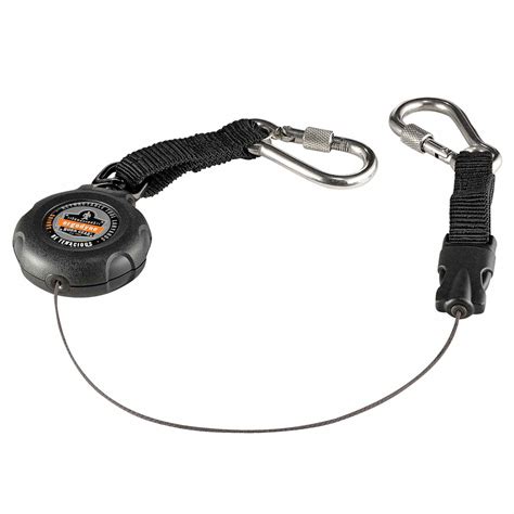 ERGODYNE Retractable Tool Lanyard, Retractable Tether Style, 1 lb ...