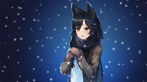 Anime Wolf Girl Wallpaper