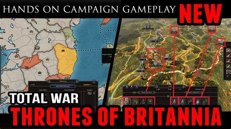 Total War: Thrones of Britannia - Hands on Campaign Gameplay and Impressions - YouTube