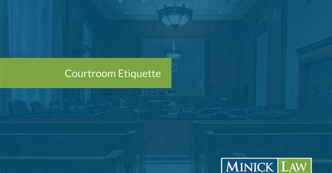 Courtroom Etiquette: What Should I Wear to Court & How Should I Behave ...