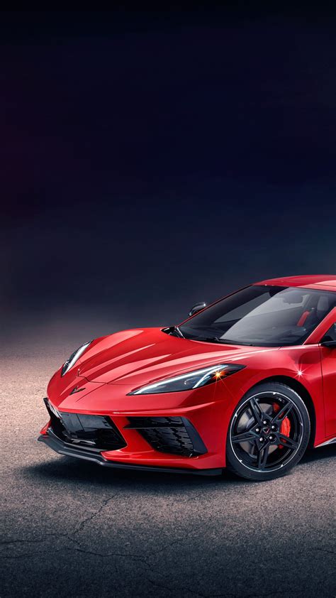 2160x3840 2020 Chevrolet Corvette Stingray C8 Front Sony Xperia X,XZ,Z5 ...