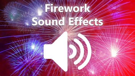 Firework Sound Effects - YouTube