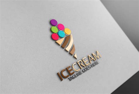 Ice Cream Logo | Branding & Logo Templates ~ Creative Market