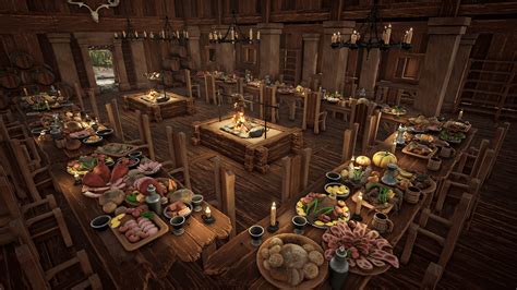 Viking Feast Pack in Props - UE Marketplace