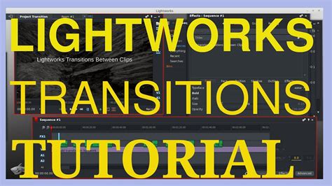 Lightworks Transitions Between Clips | Lightworks Transitions Tutorial | Lightworks Cool ...