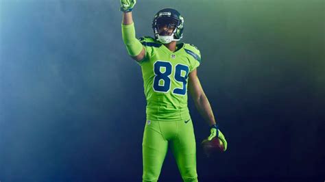 What colors are the Seattle Seahawks jerseys?