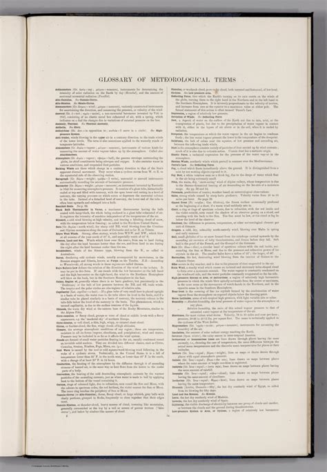 (Text Page) Glossary of Meteorological Terms. : Bartholomew, J.G ...