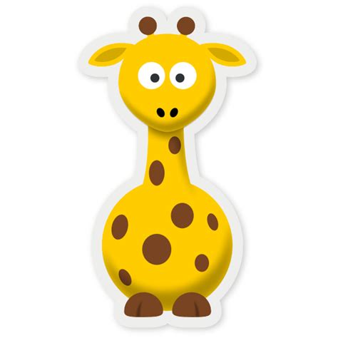 Cartoon giraffe image | Free SVG