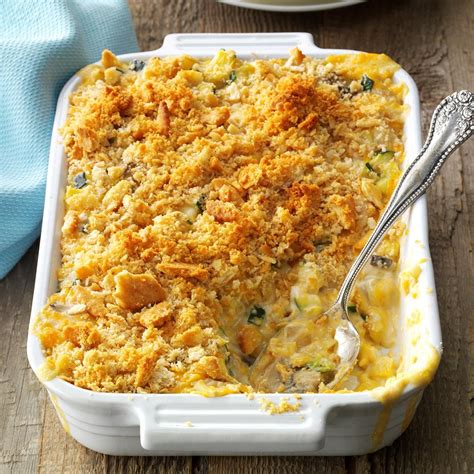 Summer Squash Mushroom Casserole Recipe | Taste of Home