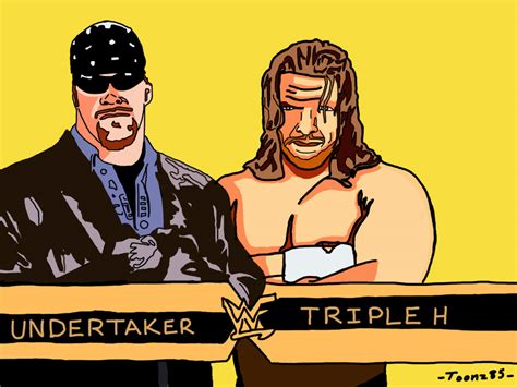 Undertaker Vs Triple H on Behance