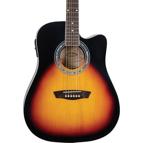 Washburn WA90CE Dreadnought Acoustic Electric Guitar | Guitar Center